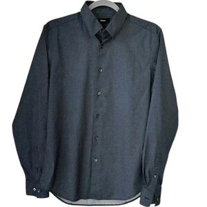 Theory Men's Small Black Dress Shirt.